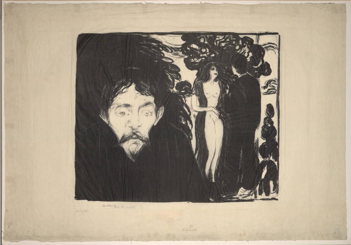 Edvard Munch, Eifersucht II, Inv. Nr.: DG1912/274