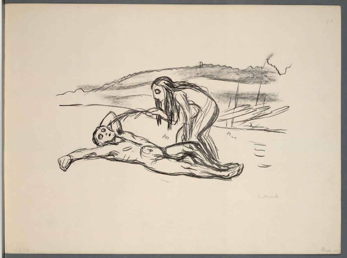 Alpha und Omega, Edvard Munch, 1908–1909