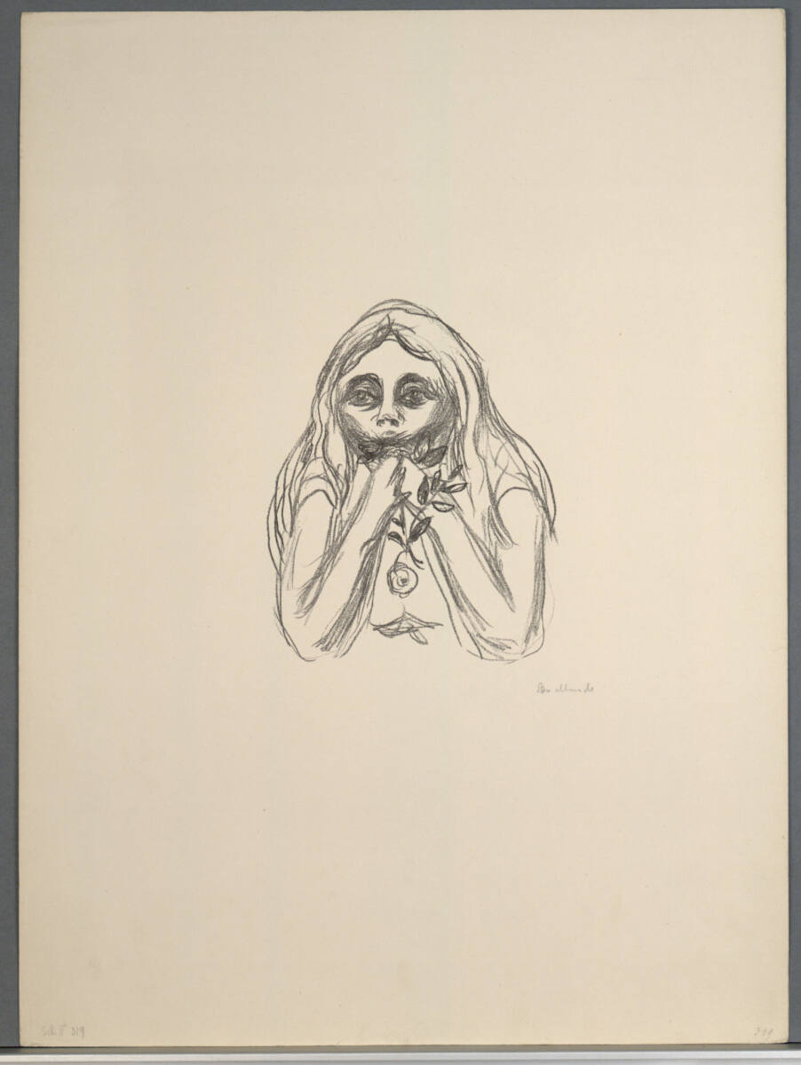 Omegas Augen, Edvard Munch, 1908–1909