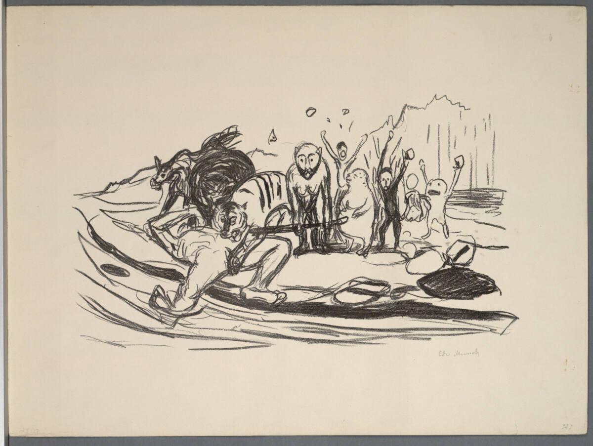 Edvard Munch, Alfas Tod, Inv. Nr.: DG1912/276/21