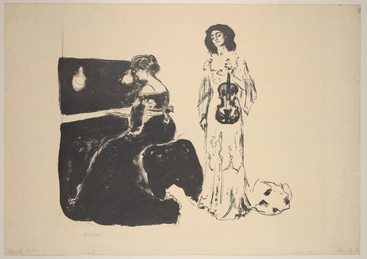 Geigenkonzert, Edvard Munch, 1903