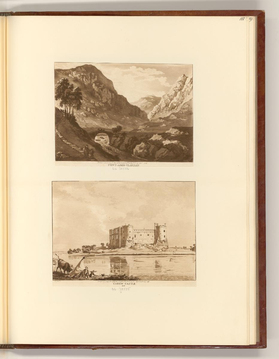 Druckgrafiken von John Spilsbury, William Winne Ryland und Paul Sandby, Pont-Aber-Glasllin; Car…