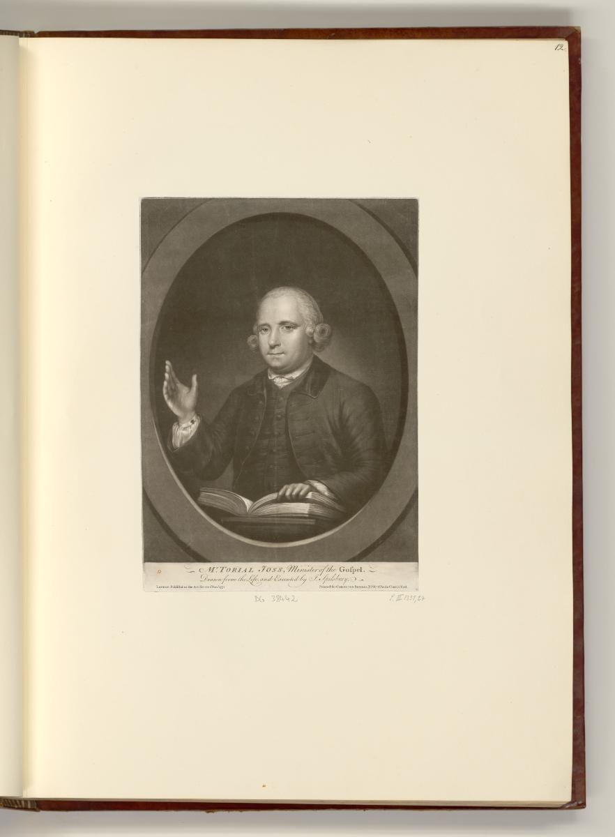 Druckgrafiken von John Spilsbury, William Winne Ryland und Paul Sandby, Mr Tobias Joss, Ministe…