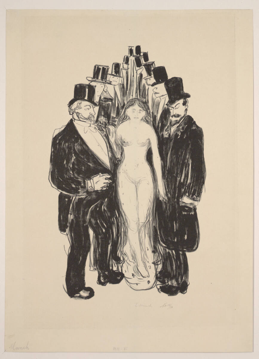 Die Gasse, Edvard Munch, 1895