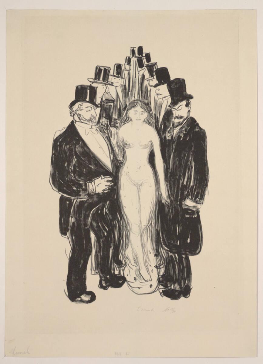 Edvard Munch, Die Gasse, Inv. Nr.: DG1918/15