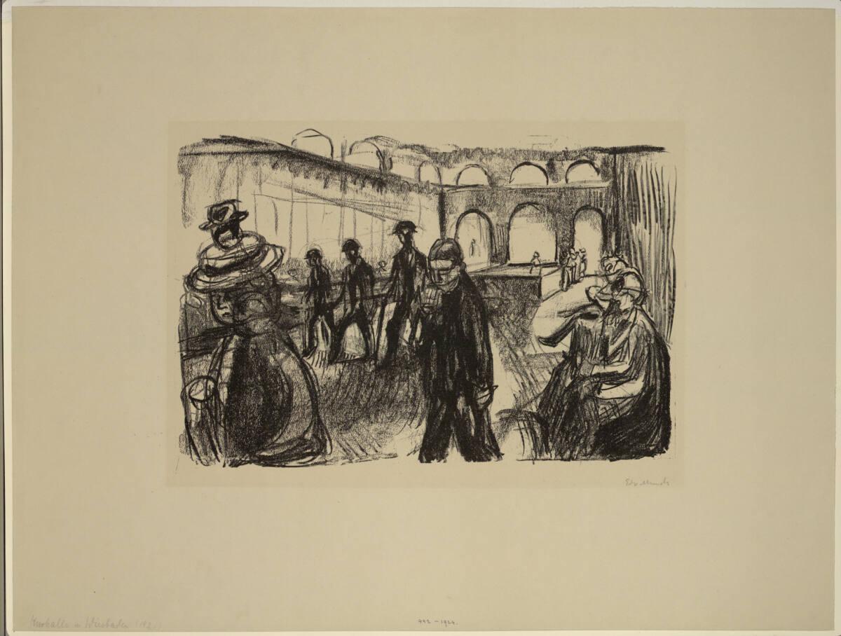 Kurhaus in Wiesbaden, Edvard Munch, 1921–1922