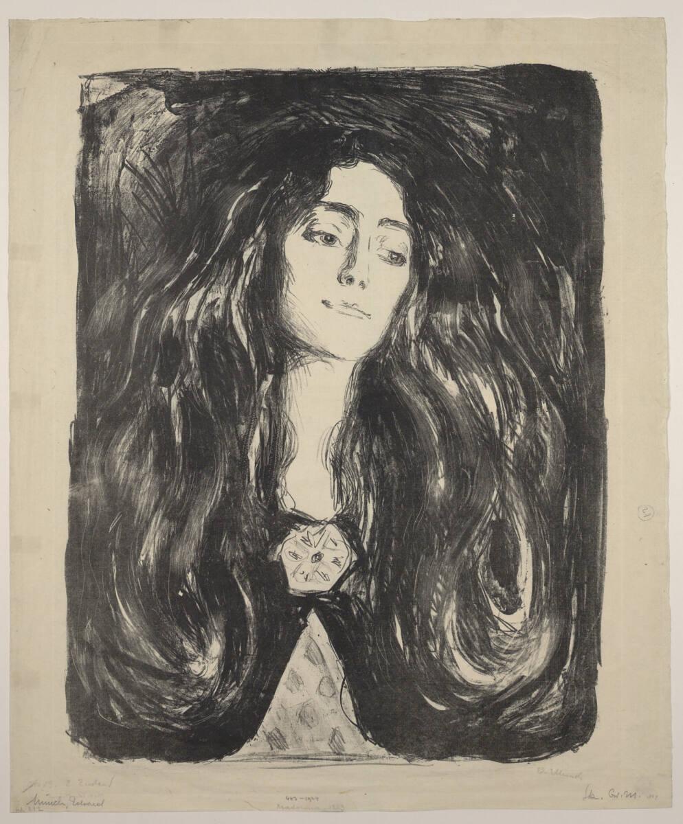 Edvard Munch, Die Brosche, Inv. Nr.: DG1924/443