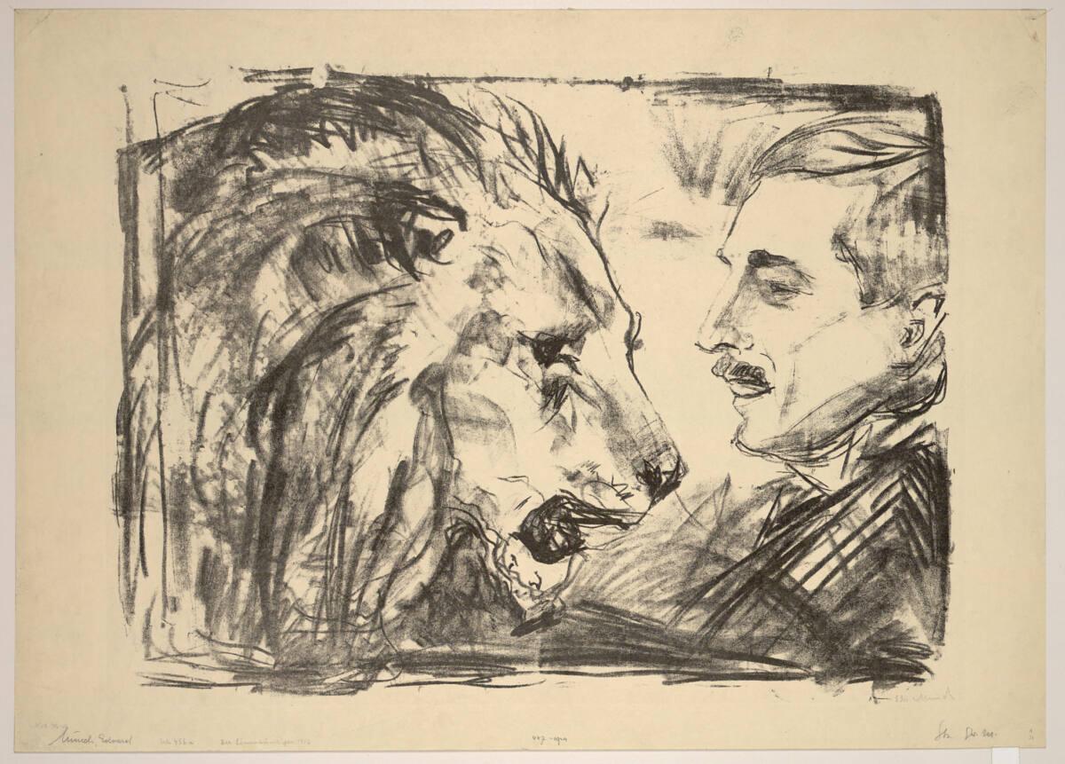 Edvard Munch, Der Löwenbändiger, Inv. Nr.: DG1924/447