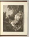 Britische Druckgrafiken des späten 18. Jahrhunderts, Cupid, finding Aglaia asleep, binds her to…