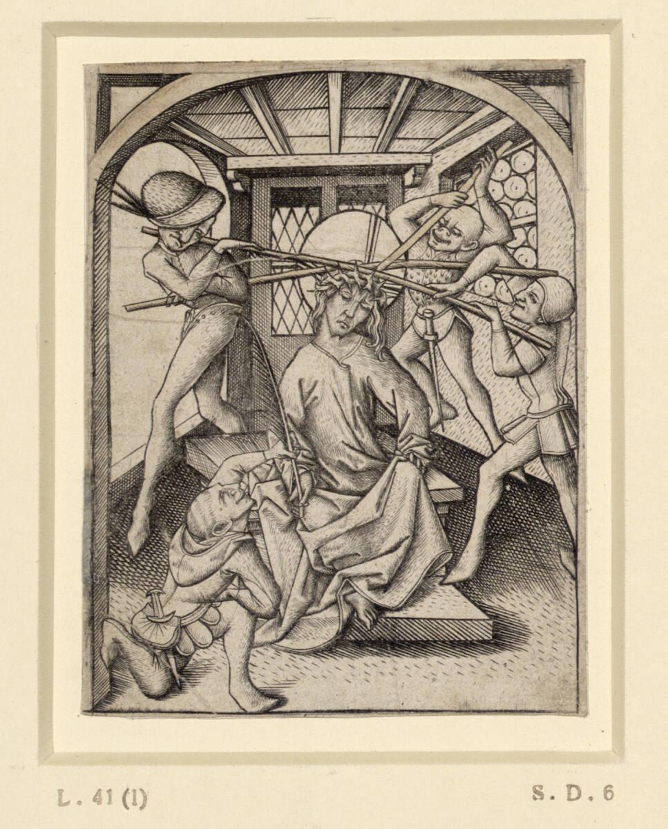 Meister E.S., Die Dornenkrönung, Inv. Nr.: DG1926/694