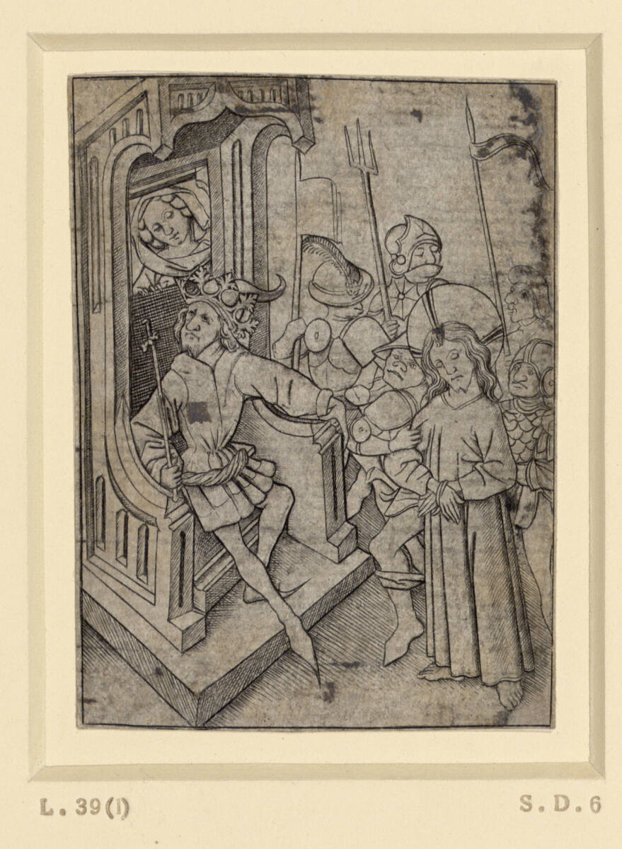 Christus vor Pilatus, Master E. S.
