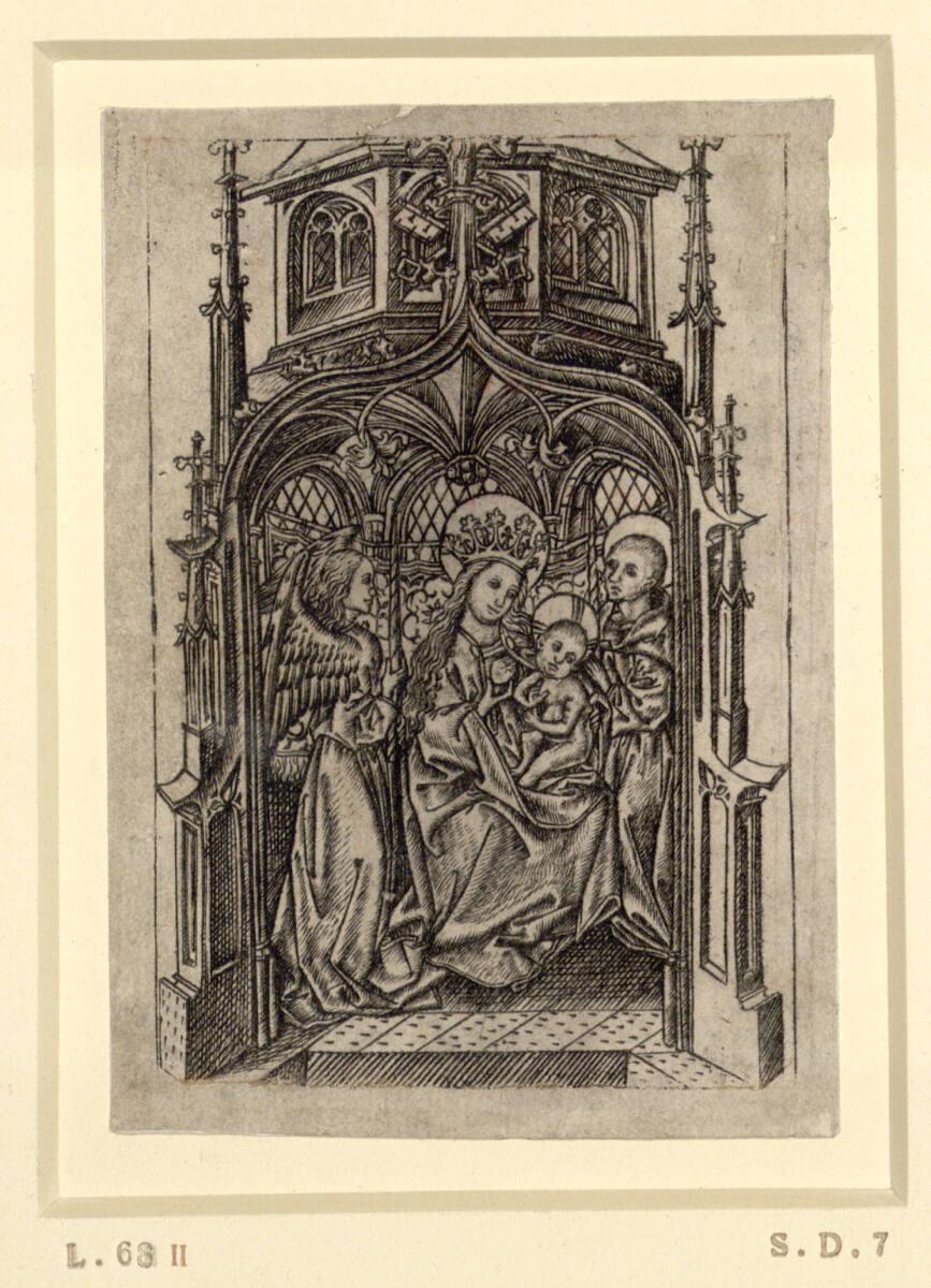 Meister E.S., Die Kleinste Madonna von Einsiedeln, Inv. Nr.: DG1926/705