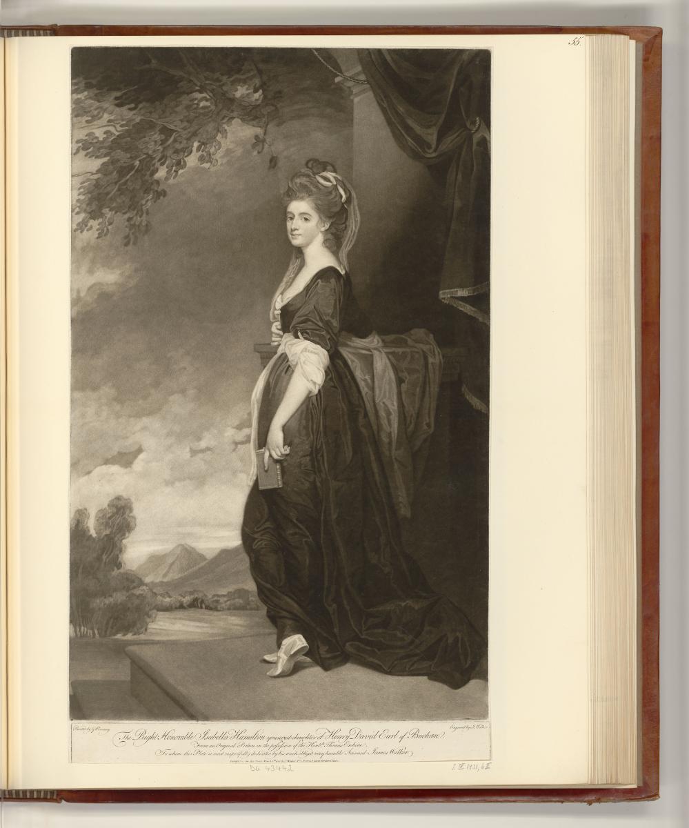Britische Druckgrafiken des späten 18. Jahrhunderts, The Right Honourable Isabella Hamilton, In…