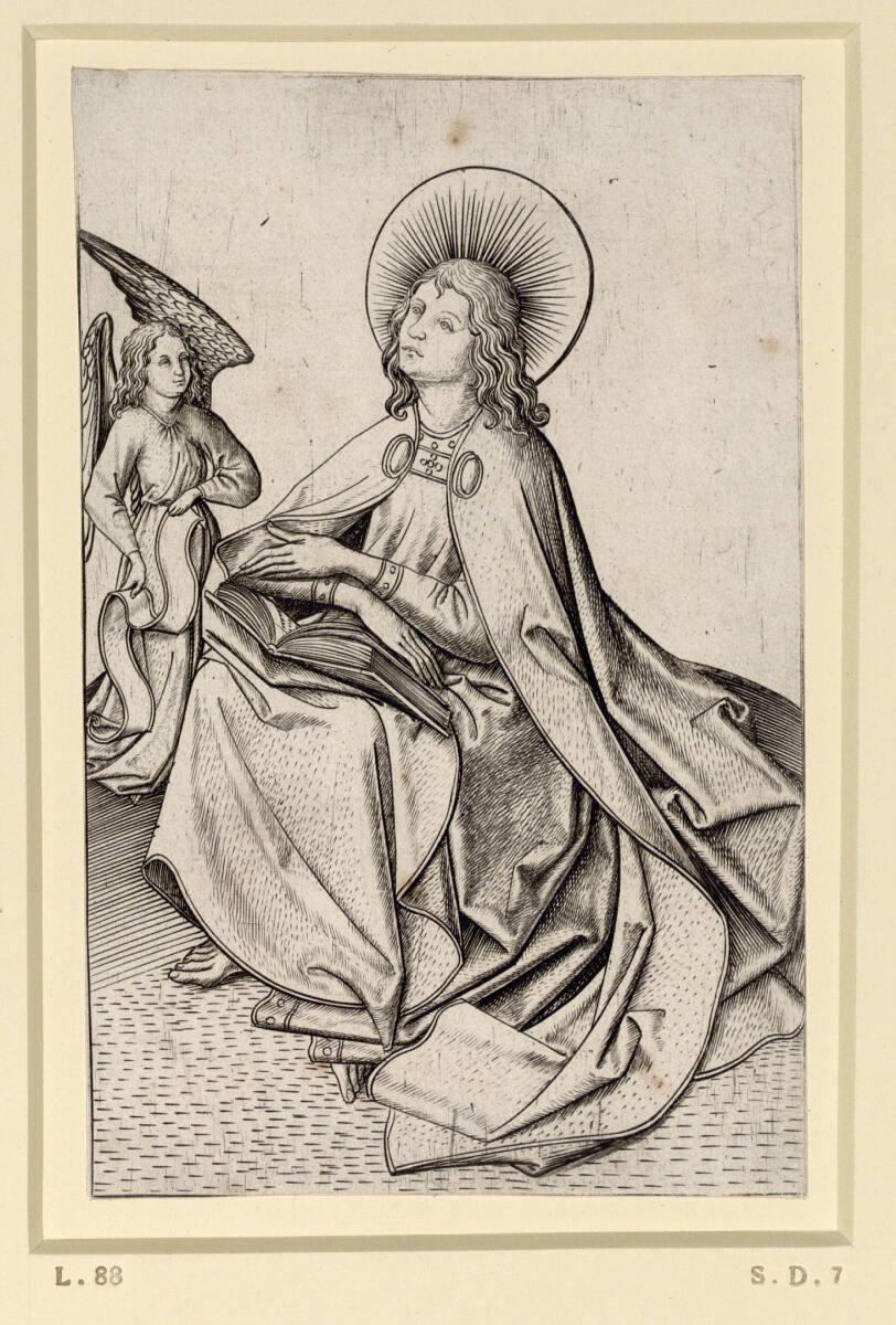 Meister E.S., Der Evangelist Matthäus, Inv. Nr.: DG1926/716
