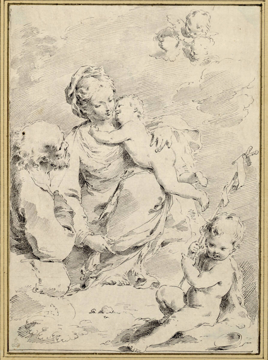 Die heilige Familie mit dem Johannesknaben, Pietro Antonio Novelli
