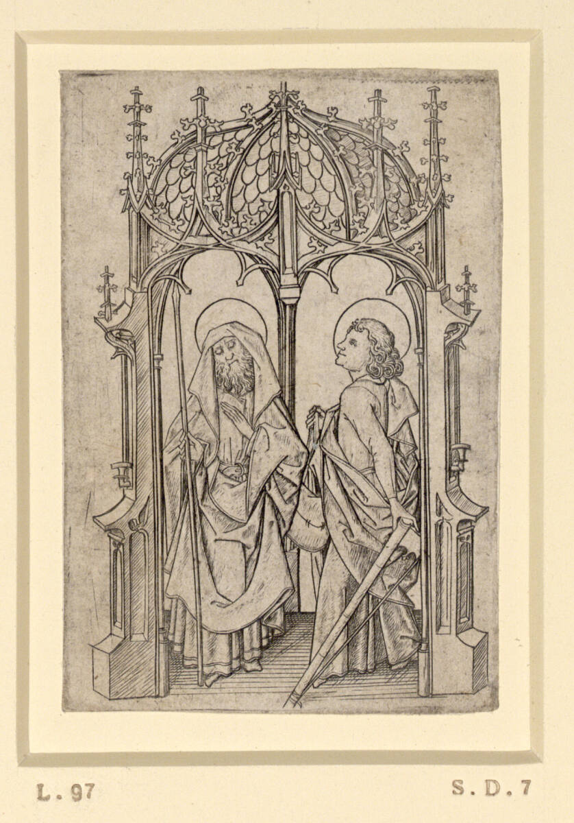 Matthäus und Thomas, Master E. S.