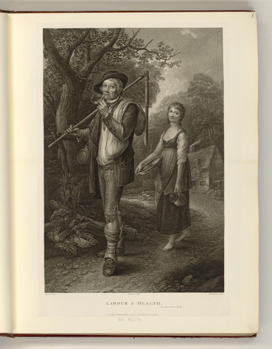 Britische Druckgrafiken des späten 18. Jahrhunderts, Labour & Health, Inv. Nr.: England nach Se…