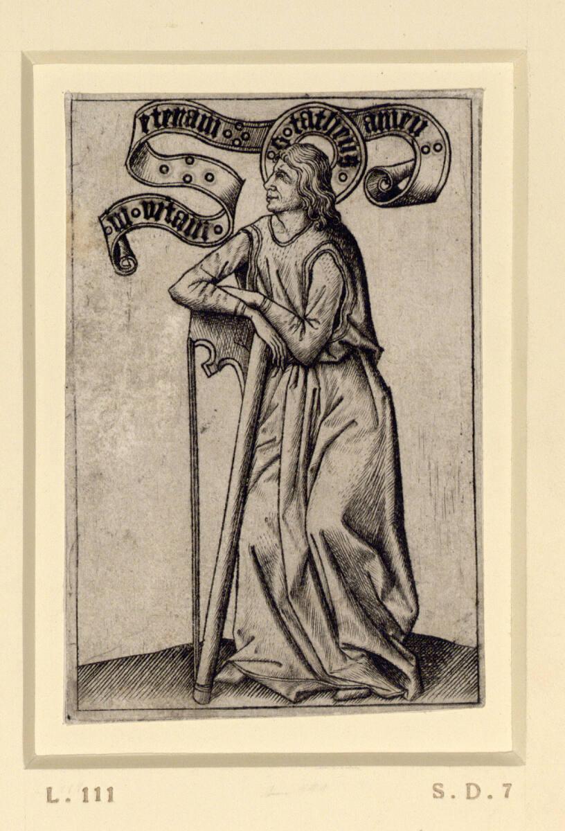 Meister E.S., Judas Thaddäus, Inv. Nr.: DG1926/734