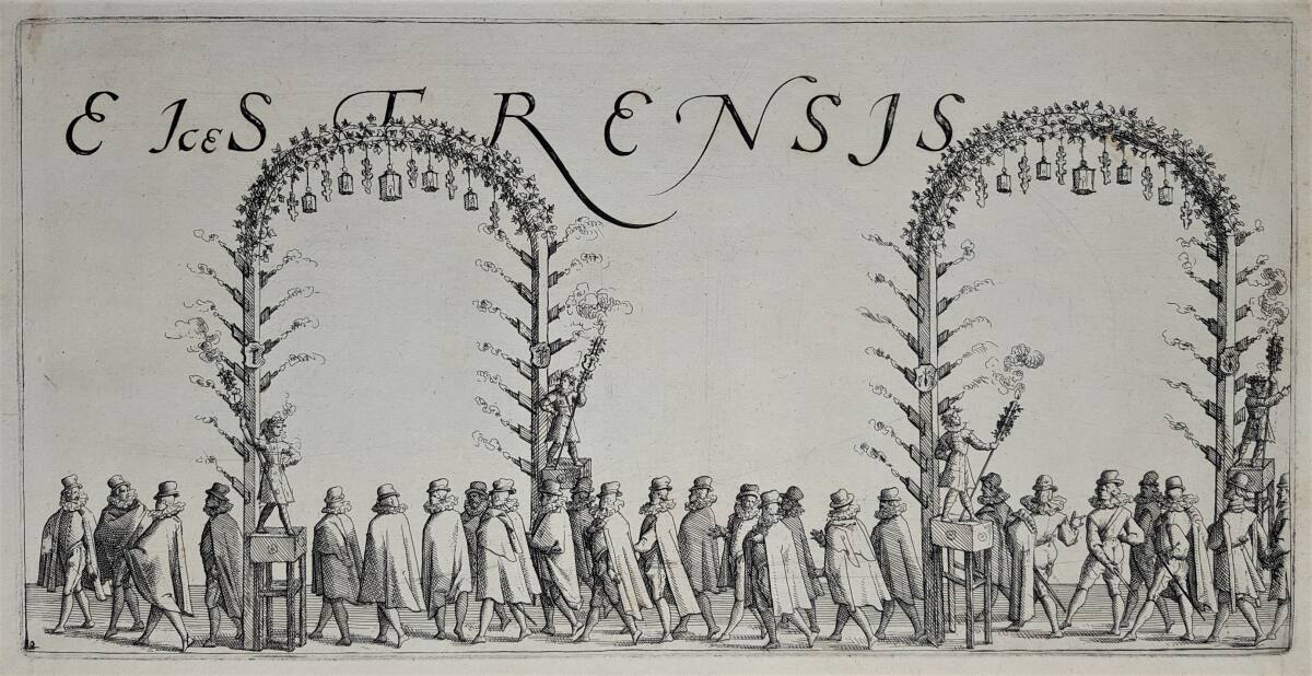 Festeinzug des Earl of Leicester als Generalgouverneur der Niederlande am 1. Jänner 1586 in Den Haag: Blatt 9, Jacob Savery, 1586