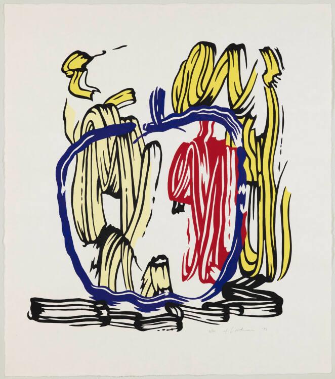Roy Lichtenstein, Vertical Apple, Inv. Nr.: DG2023/27