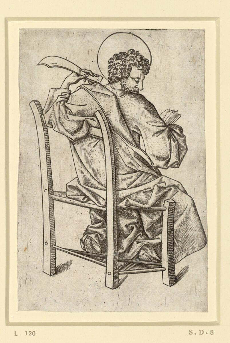 Meister E.S., Bartholomäus, Inv. Nr.: DG1926/744