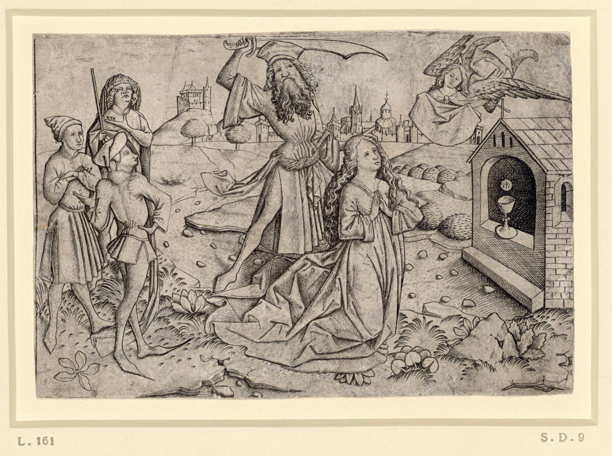 Das Martyrium der hl. Barbara, Master E. S.