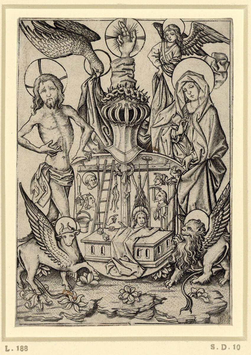 Meister E.S., Das Passionswappen, Inv. Nr.: DG1926/776