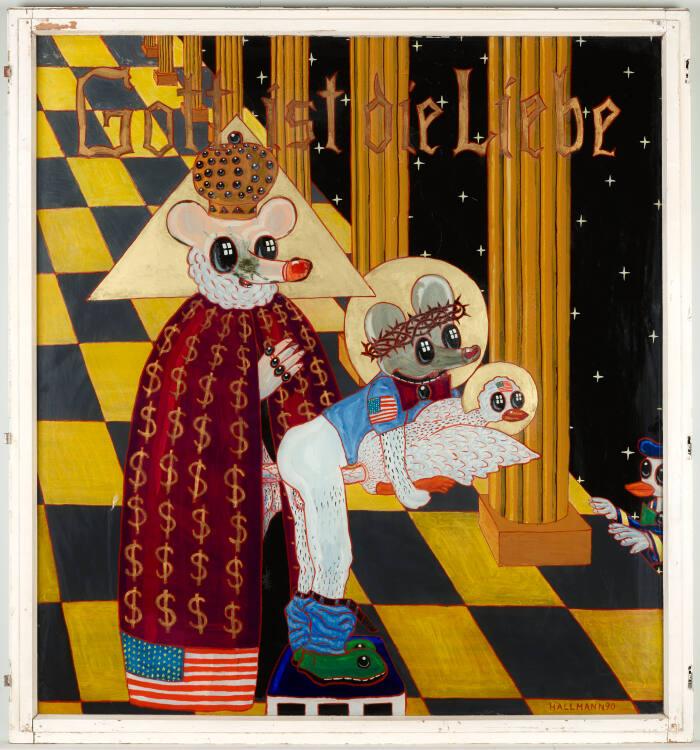 Blalla W. Hallmann, Gott ist die Liebe, Inv. Nr.: GE337