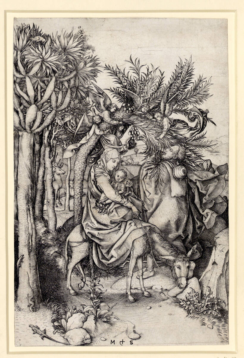 Die Flucht nach Ägypten, Martin Schongauer