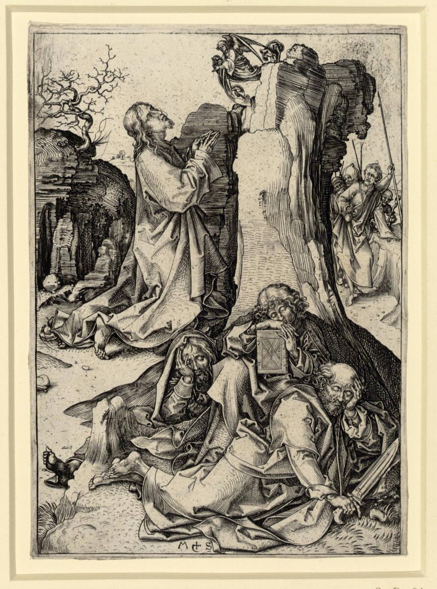 Martin Schongauer, Christus am Ölberg, Inv. Nr.: DG1926/1453