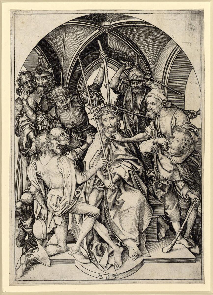 Martin Schongauer, Die Dornenkrönung, Inv. Nr.: DG1926/1457