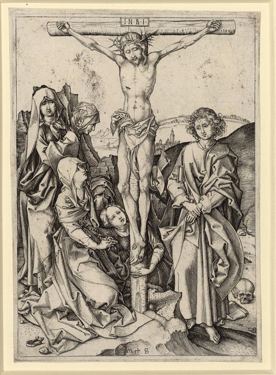 Martin Schongauer, Die Kreuzigung, Inv. Nr.: DG1926/1461