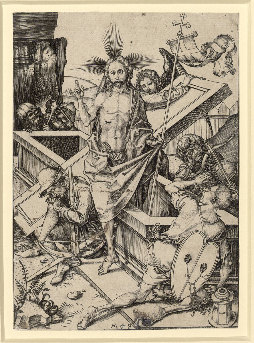 Die Auferstehung, Martin Schongauer