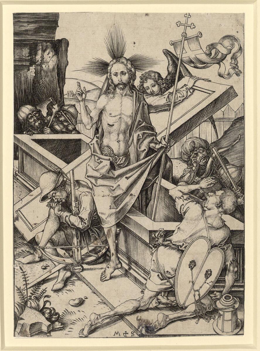 Martin Schongauer, Die Auferstehung, Inv. Nr.: DG1926/1464