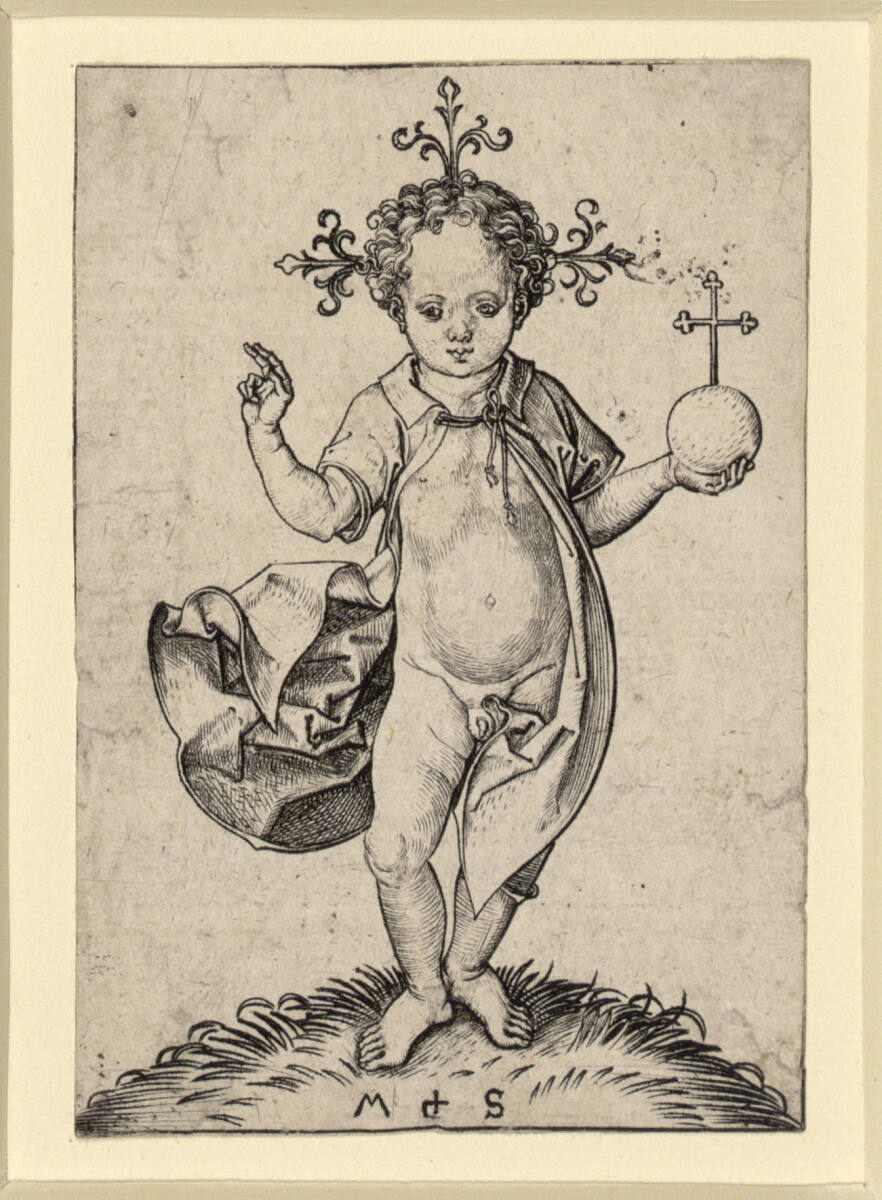 Das segnende Christuskind, Martin Schongauer