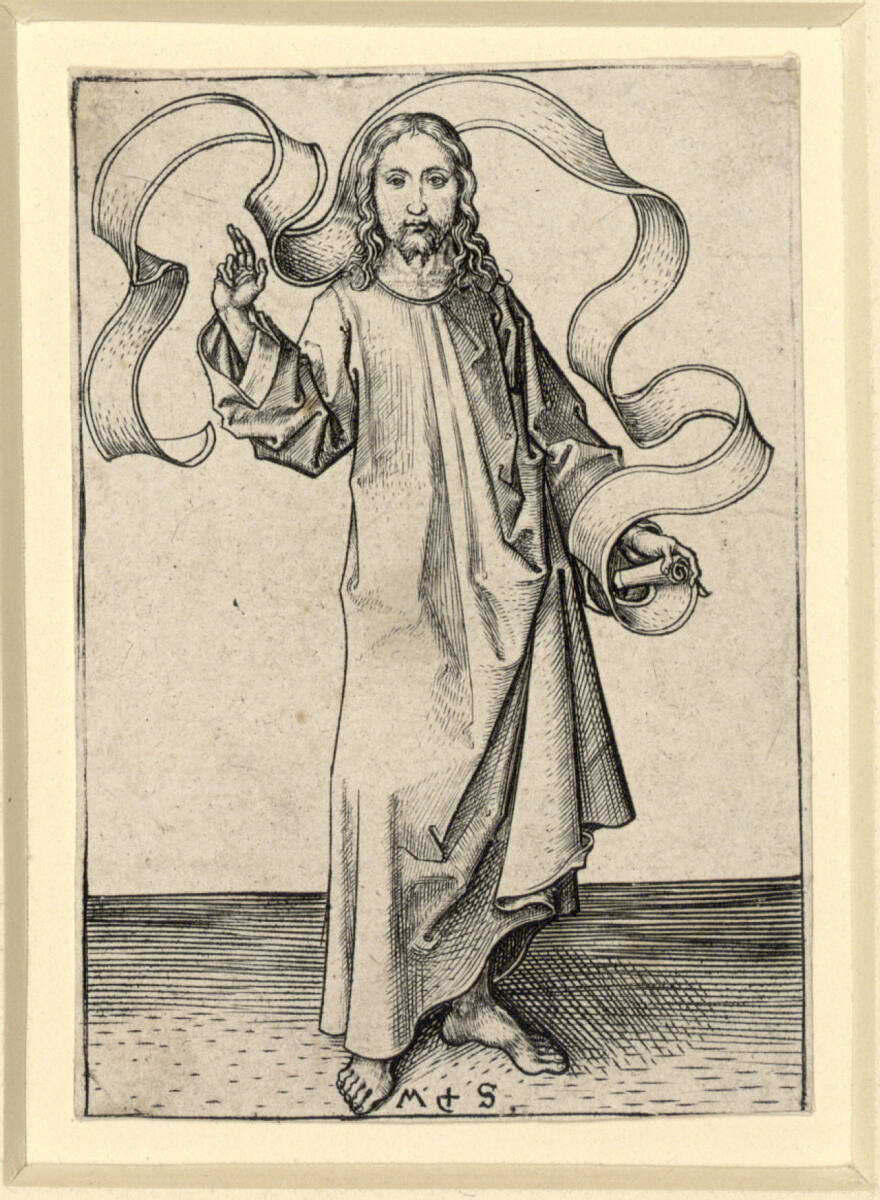 Segnender Christus, Martin Schongauer