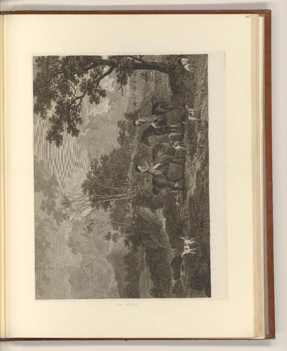Britische Druckgrafiken des späten 18. Jahrhunderts, Fox Hunting, Inv. Nr.: England nach Sektio…