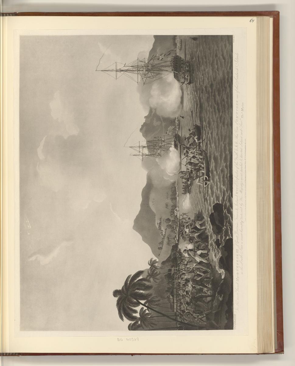 Britische Druckgrafiken des späten 18. Jahrhunderts, View of Owhyhee one of the Sandwich Island…