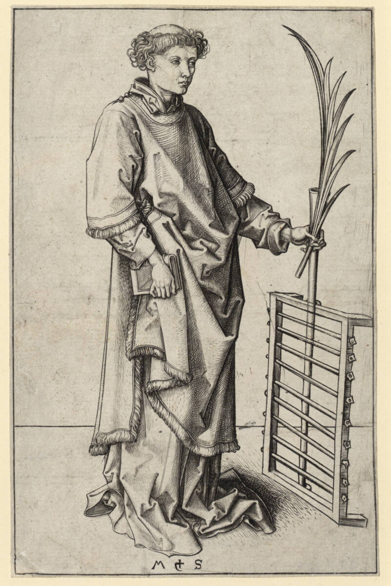 Der hl. Laurentius, Martin Schongauer