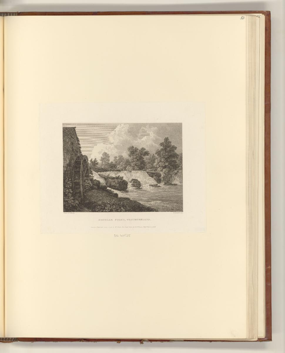 Britische Druckgrafiken des späten 18. Jahrhunderts, Beetham Force, Westmoreland, Inv. Nr.: Eng…