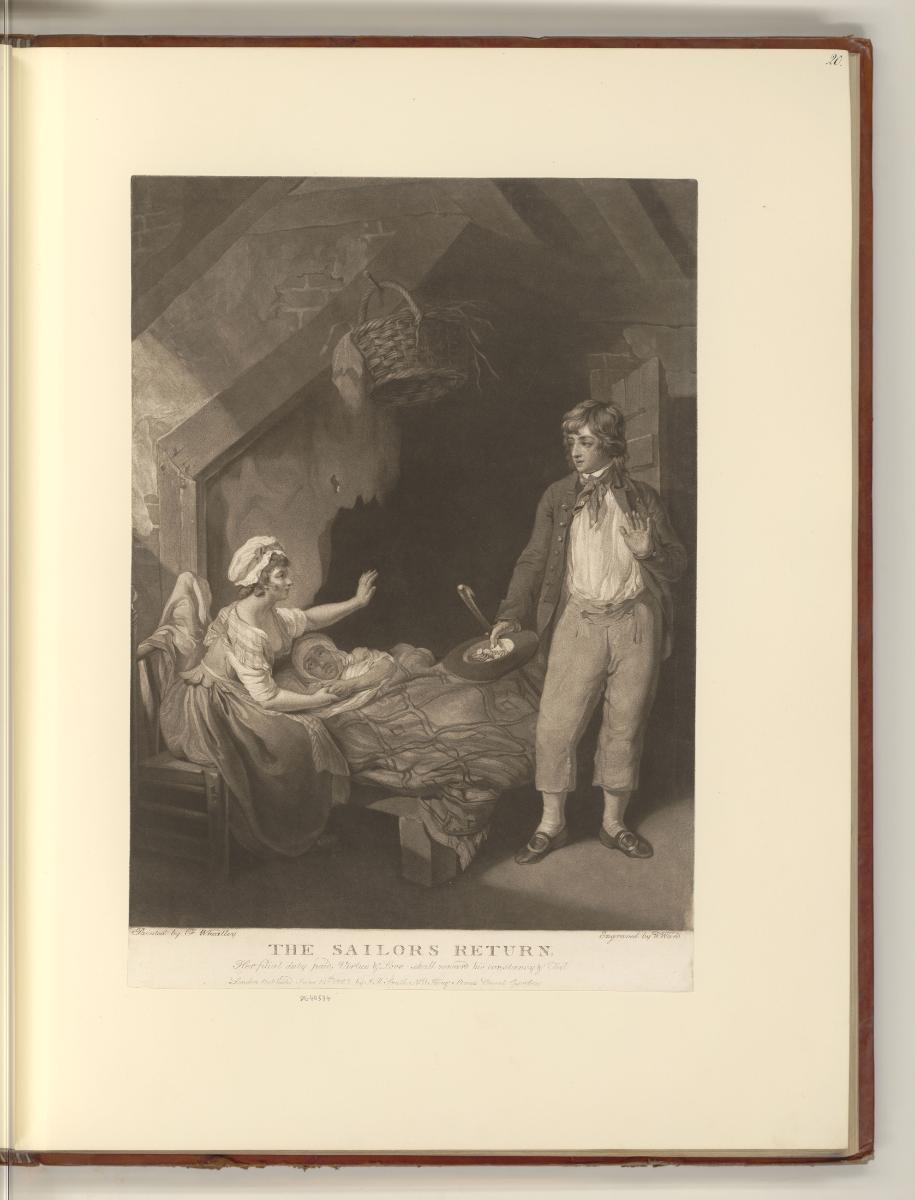 Britische Druckgrafiken des späten 18. und frühen 19. Jahrhunderts, The Sailor's Return, Inv. N…