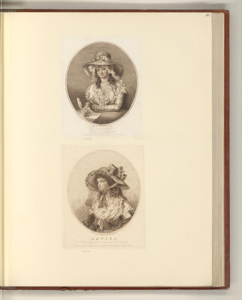 Britische Druckgrafiken des späten 18. und frühen 19. Jahrhunderts, Hesitation; Louisa, Inv. Nr…