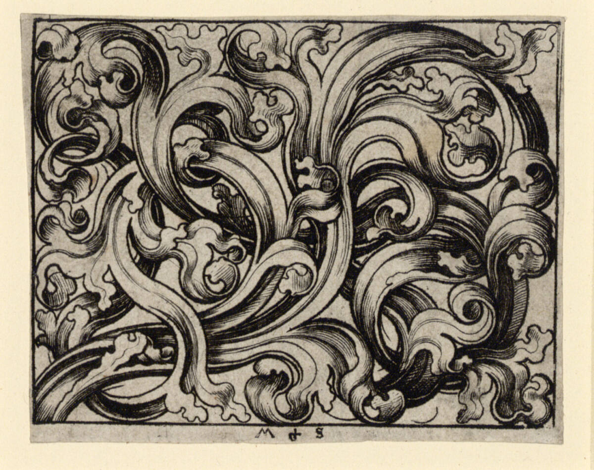 Horizontales Ornament, Martin Schongauer