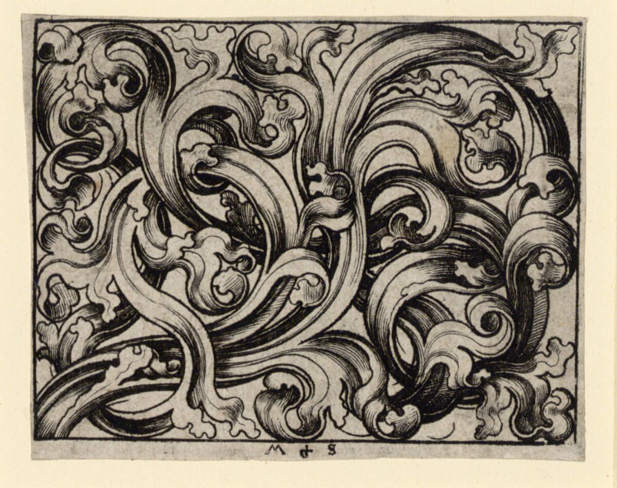 Martin Schongauer, Horizontales Ornament, Inv. Nr.: DG1926/1547
