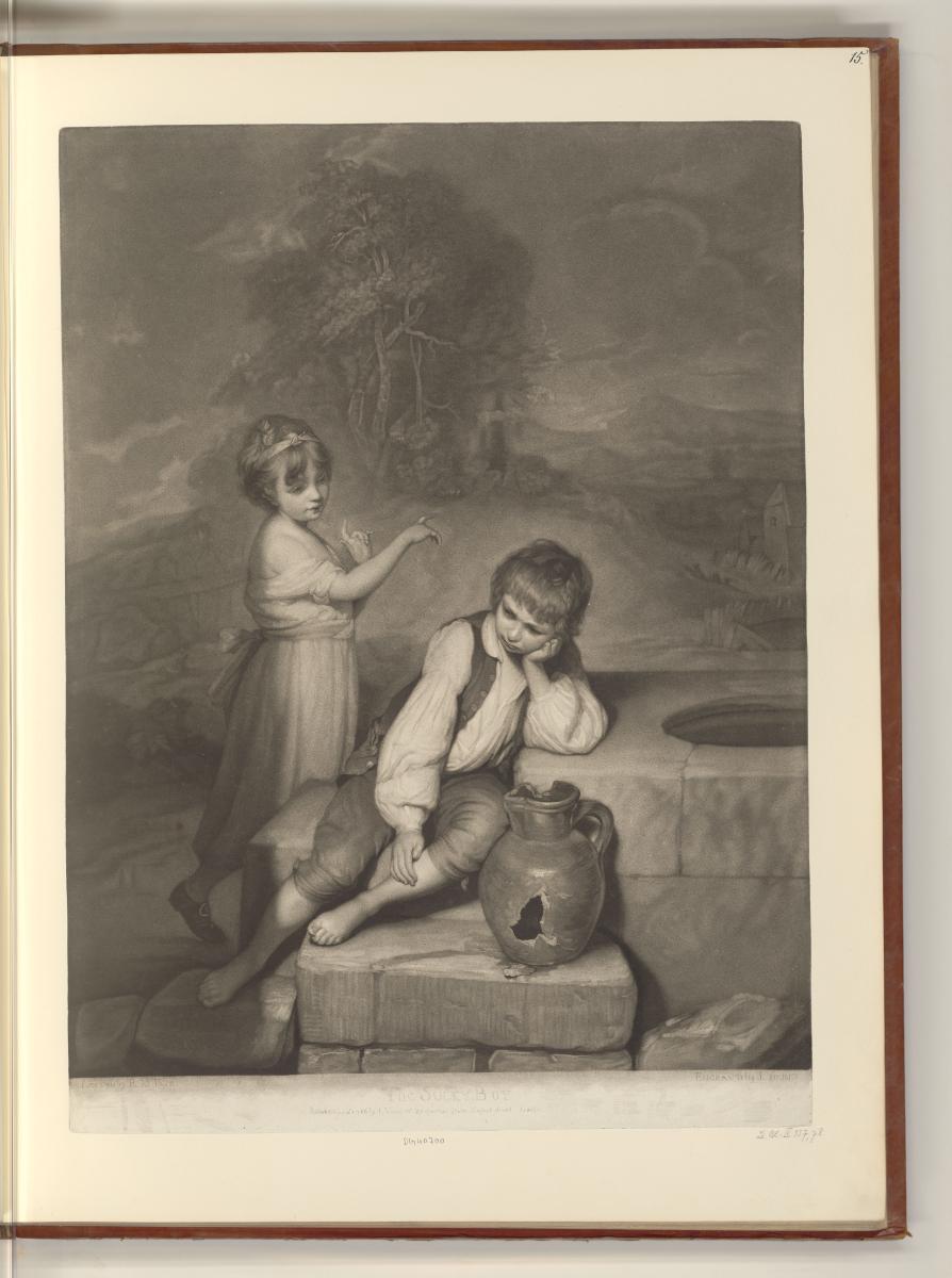 Britische Druckgrafiken des späten 18. und frühen 19. Jahrhunderts, The sulky boy, Inv. Nr.: En…