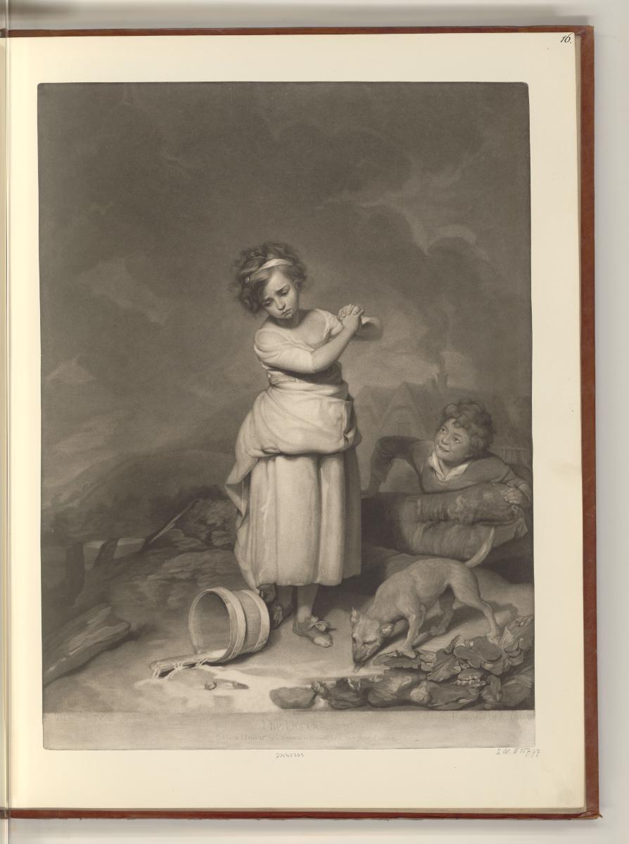 Britische Druckgrafiken des späten 18. und frühen 19. Jahrhunderts, The distress'd girl, Inv. N…