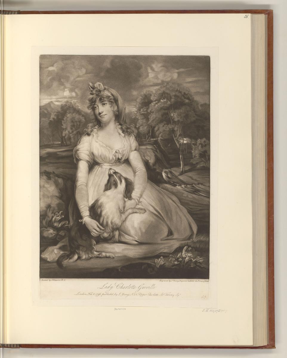 Britische Druckgrafiken des späten 18. und frühen 19. Jahrhunderts, Lady Charlotte Greville, In…