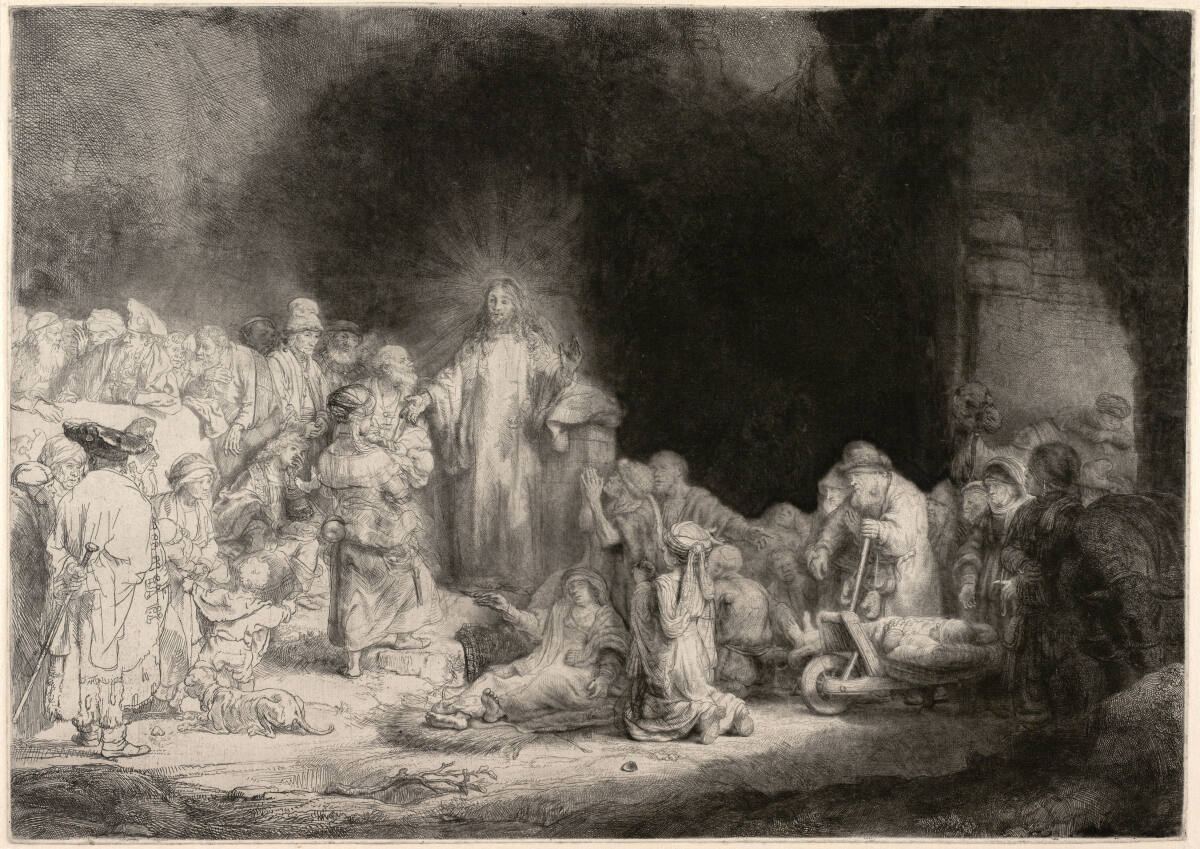 Das Hundertguldenblatt, Rembrandt
