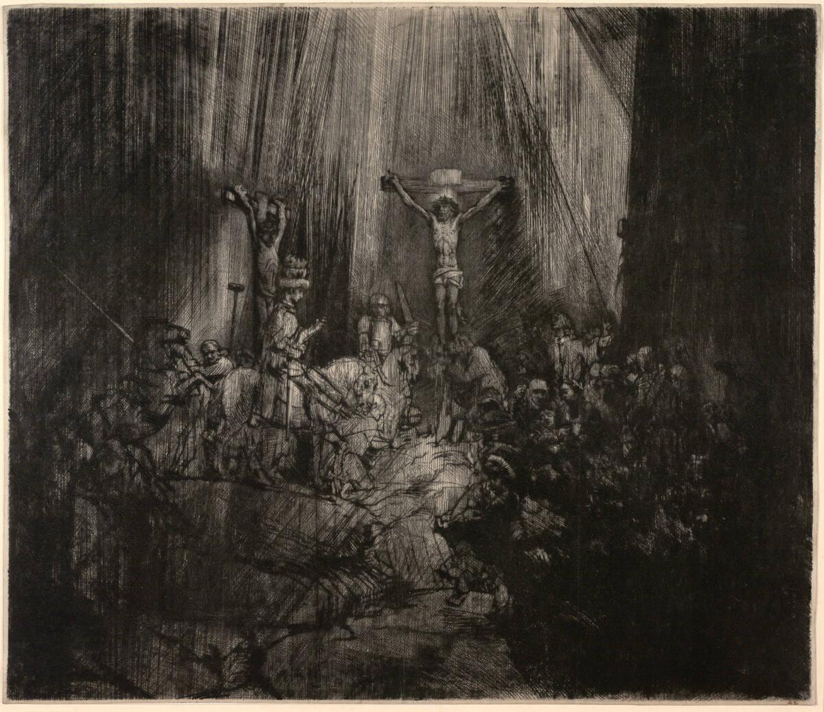 Rembrandt Harmensz. van Rijn, Die drei Kreuze, Inv. Nr.: DG1926/1659
