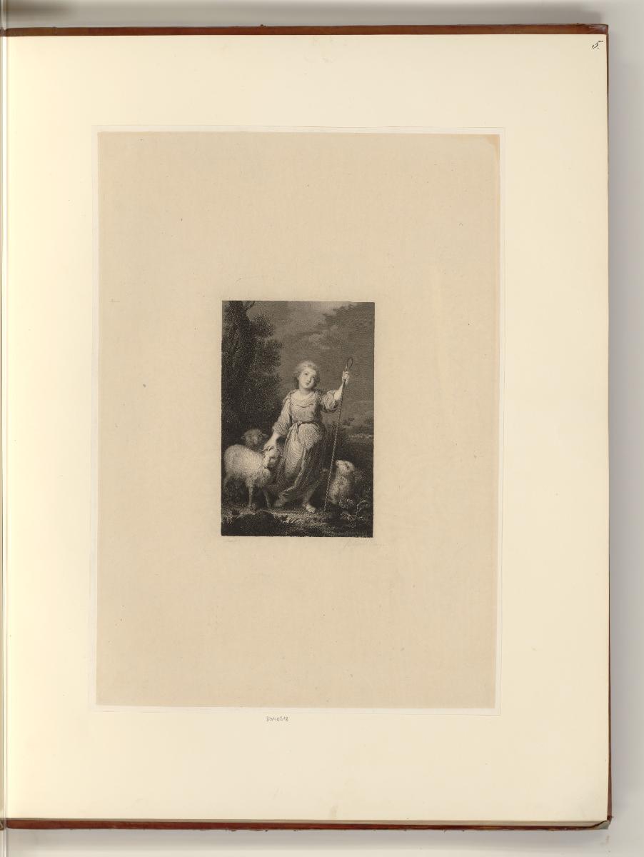 Britische Druckgrafiken des späten 18. und frühen 19. Jahrhunderts, The Good Shepherd, Inv. Nr.…